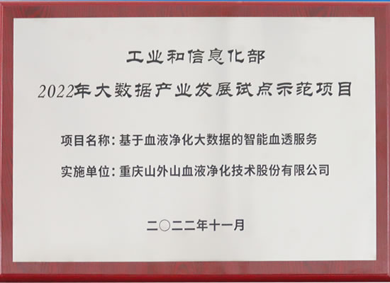 行業(yè)唯一！山外山公司入選“2022年大數(shù)據(jù)產(chǎn)業(yè)發(fā)展試點(diǎn)示范項(xiàng)目”